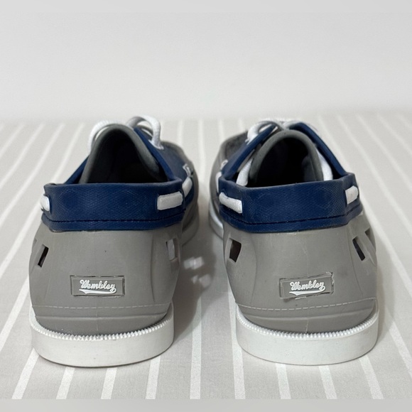 Wembley Boat Water Shoes Slip On Rubber Mesh Lace Up Casual Mens Large (10-11) - Picture 6 of 14